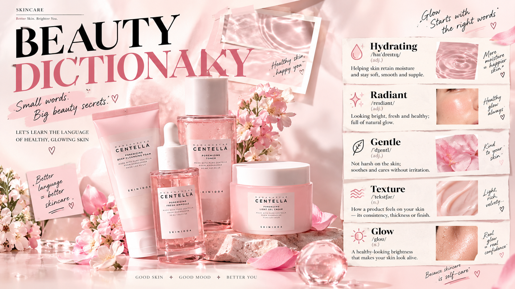 Дизайн рекламных материалов для косметики и skincare брендов