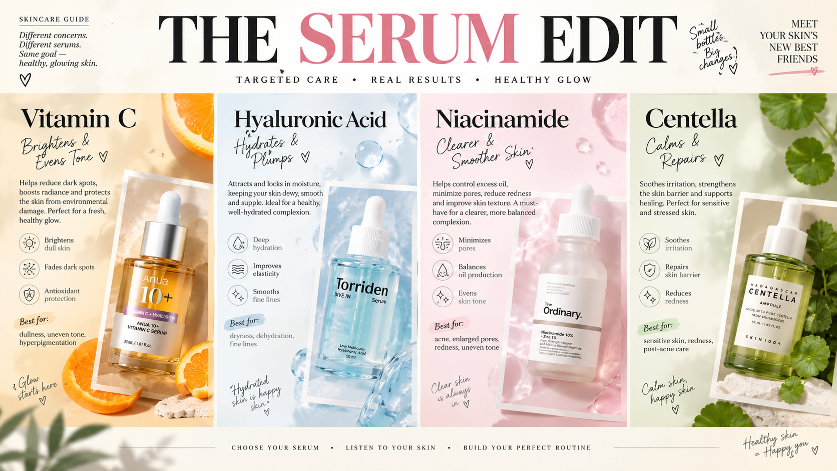 Дизайн рекламных материалов для косметики и skincare брендов